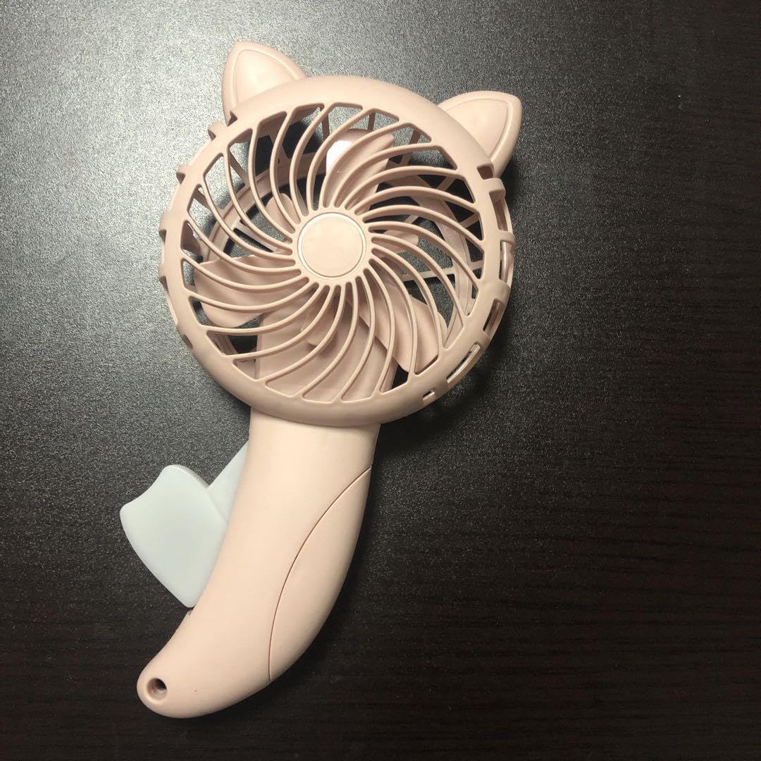 ハンディファン 猫さま Amazon.co.jp: ハンディファン ミニ扇風機 手動式 ねこ くすみ